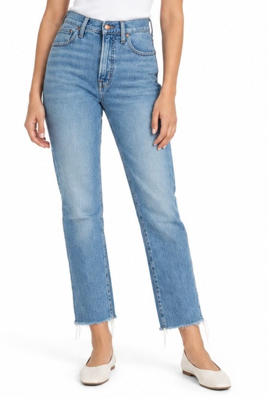 Everlane The Original Cheeky Jean in Med Washed Blue EUC Size 26 Regular